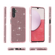 Obal na mobil pre Samsung Galaxy A14 4G/5G, Glittery Powder, ružové
