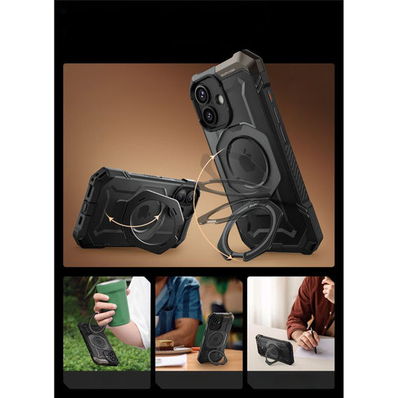 Etui Supcase do iPhone 13 / 14, Unicorn Beetle Pro, Black