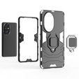 Obal na mobil pre Honor 200 Pro 5G, Kickstand Ring, čierne
