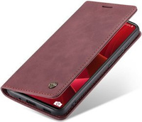 CASEME puzdro pre Samsung Galaxy S20 FE, Leather Wallet Case, červené