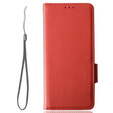Klapkové puzdro pre Motorola Moto G72, Wallet Thin Magnet, červené