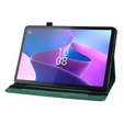 Obal na mobil pre Lenovo Tab P11 Gen 2, Wallet Pen Slot, zelený