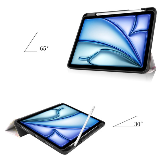 Puzdro pre Apple iPad Air 11" 6 gen. 2024 (A2902, Smartcase, girl