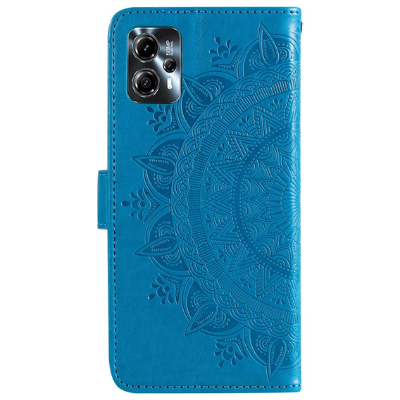 Klapkové puzdro pre Motorola Moto G13 / G23, Mandala Flower, modré