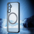 Puzdro DuxDucis pre Samsung Galaxy S23 FE, Aimo Case, pre MagSafe, transparentné / čierne