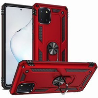 Pancierované obal na mobil pre Samsung Galaxy Note 10 Lite, Nox Case Ring, červené