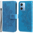 Klapkové puzdro pre Xiaomi Redmi Note 12 5G / POCO X5 5G, Mandala Flower, modré