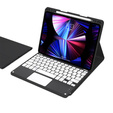 Puzdro + klávesnica iPad Air 10.9 4 2020 / 5 2022, Touchpad, čierne