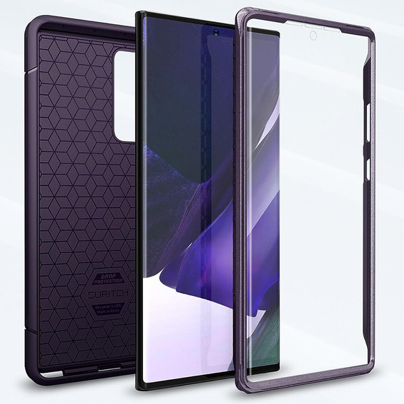 Obal na mobil pre Samsung Galaxy Note 20 Ultra, Suritch Basic (Two Frames), fialové