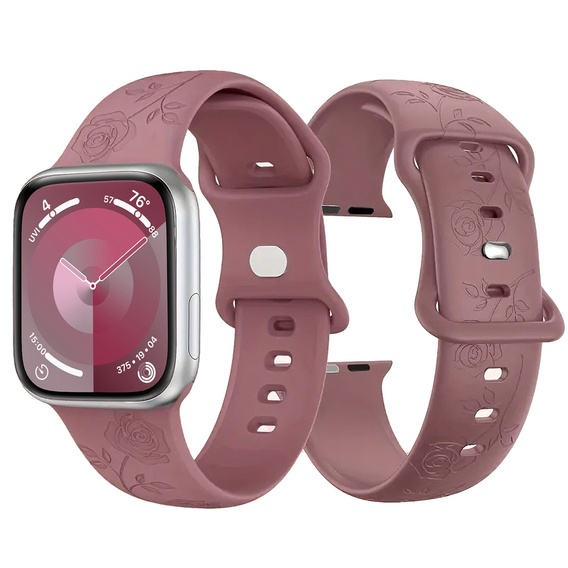 Silikónový remienok pre Apple Watch 1/2/3/4/5/6/7/8/9/SE 38/40/41/mm