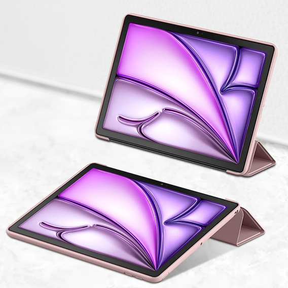 Puzdro pre iPad Air 13" 2025/2024 (7/6 gen.), Smartcase, ružové rose gold