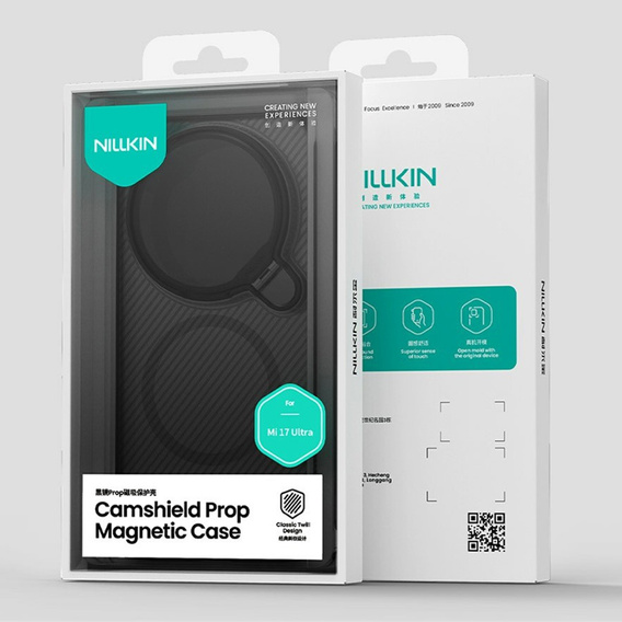 Nillkin CamShield Prop Magnetické puzdro pre Xiaomi 17 Ultra, čierne
