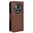 Klapkové puzdro pre Honor Magic 6 Pro 5G, Card Slot, hnedé