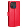 Klapkové puzdro pre Xiaomi Redmi 12C, Crazy Horse Wallet, červené