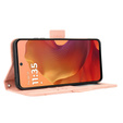 Klapkové puzdro pre Motorola Moto G15 / Motorola Moto G15 Power, Card Slot, ružové