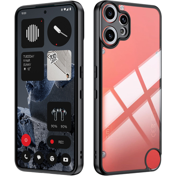 Obal na mobil pre CMF Nothing Phone 2 Pro, Fusion Hybrid, priehľadné