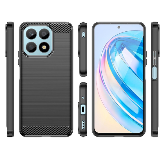 Obal na mobil pre Honor X8a 5G, Carbon, čierne