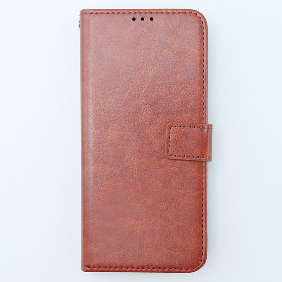Klapkové puzdro pre Xiaomi 13T / 13T Pro, Crazy Horse Wallet, hnedé