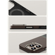 BENKS Kevlarové puzdro Magnetic Armor Pro Prestige 600D Y065 pre MagSafe s aktívnym tlačidlom pre iPhone 16 Pro