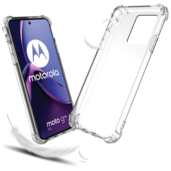 Obal na mobil pre Motorola Moto G84 5G, Dropproof, priehľadné