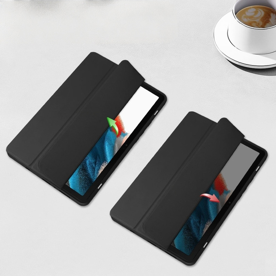 Puzdro pre Samsung Galaxy Tab A9, Smartcase Hybrid, so slotom na stylus, čierne