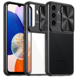 Obal na mobil pre Samsung Galaxy A14 4G/5G, Slide Camera, čierne
