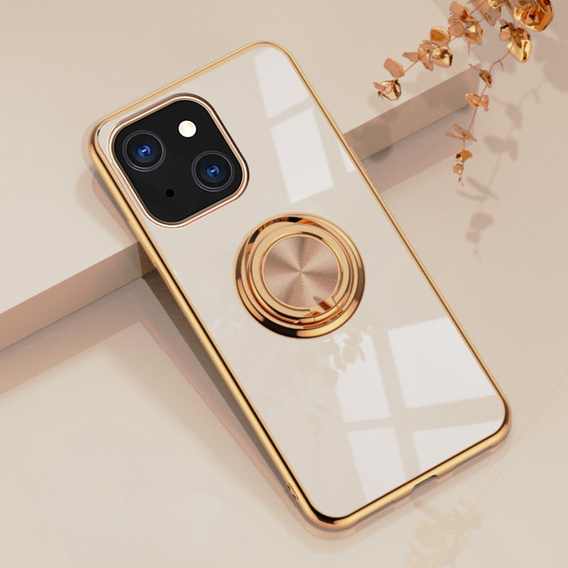 Obal na mobil pre iPhone 13 mini, Electro Ring, svetlo ružové