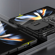 Obal na mobil pre Samsung Galaxy Z Fold6 5G, CamShield Slide, čierne