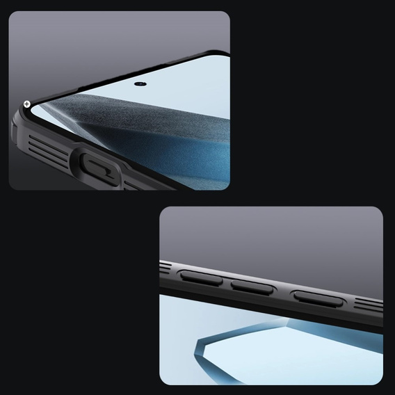 Puzdro pre OnePlus 13, pancierované Nillkin, CamShield Pro, čierne