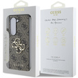 GUESS Obal na mobil pre Samsung Galaxy Z Fold6, 4G Big Metal Logo, hnedé
