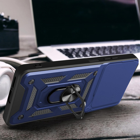 Obal na mobil pre Honor 400 5G, CamShield Slide, modré