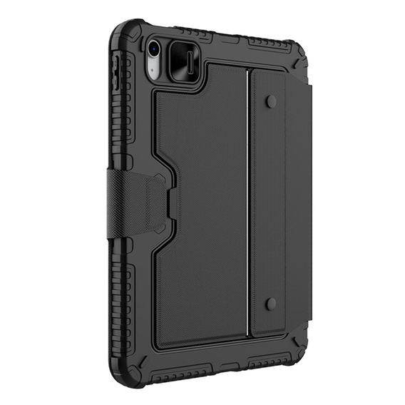 Puzdro + klávesnica iPad 10.9 2022, NILLKIN Bumper Pen Slot, čierne
