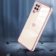 Obal na mobil pre Samsung Galaxy A12 / M12 / A12 2021, Electro heart, ružové rose gold