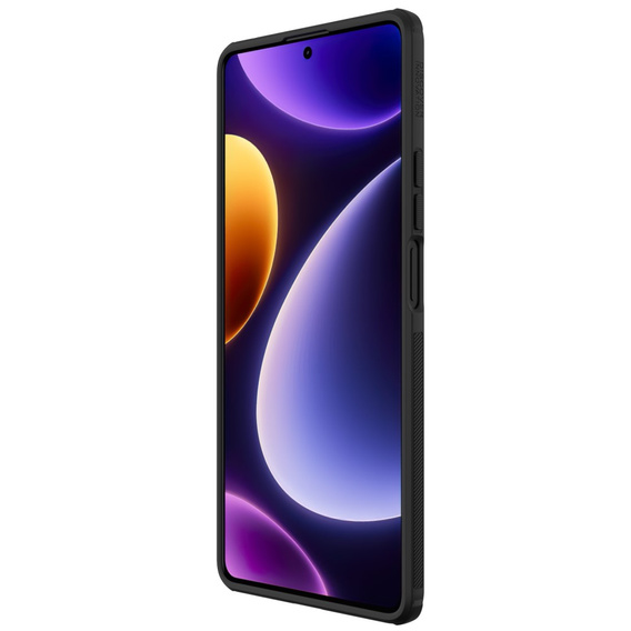 NILLKIN puzdro pre Xiaomi Poco F5 5G, Super Frosted Shield Case, čierne