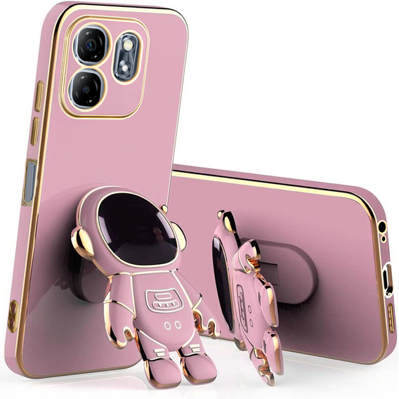 Obal na mobil pre Infinix Hot 50i 4G, Astronaut, fialové