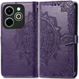 Klapkové puzdro pre Infinix Hot 40i, Mandala, fialové