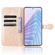 Flipové puzdro pre Xiaomi Redmi Note 14 4G, Wallet Rhombus, ružové