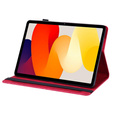 Puzdro s chlopňou pre Xiaomi Redmi Pad SE 11", flower, červené