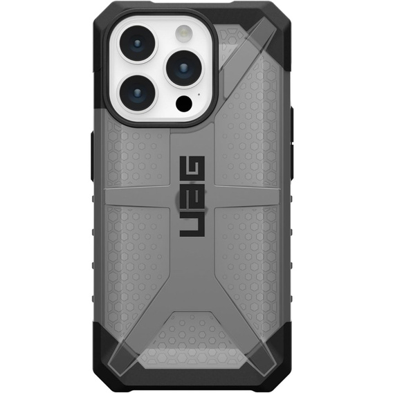 Puzdro Urban Armor Gear pre iPhone 15 Pro, Plasma, sivé