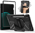 360° puzdro Dexnor s popruhom a držiakom na stylus pre Samsung Galaxy Tab S9 FE+