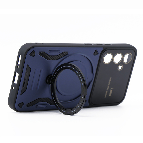 Pancierované puzdro pre Samsung Galaxy A54 5G, CamShield MagSafe, modré