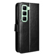 Klapkové puzdro pre Infinix Hot 50 4G, Crazy Horse Wallet, čierne