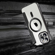 Klapkové puzdro pre iPhone 12 Pro, RFID Wallet MagSafe CamShield, čierne