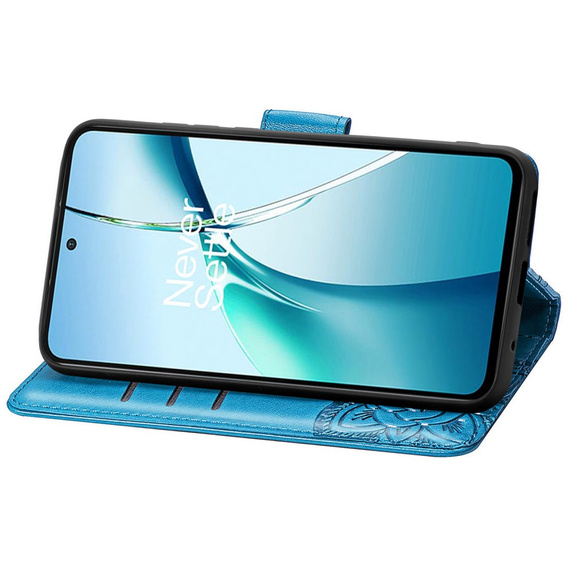 Klapkové puzdro pre Xiaomi Redmi Note 14 4G, Butterfly, modré