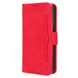 Klapkové puzdro pre TCL 40 NxtPaper, Card Slot, červené