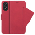 Klapkové puzdro pre Oppo A58 4G, Card Slot, červené