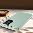 Flipové puzdro pre Samsung Galaxy S23 FE, Smart View Wallet, zelený