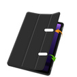 Puzdro pre Samsung Galaxy Tab S10 Lite / S10 FE / S9 FE, Smartcase s priestorom pre stylus, čierne