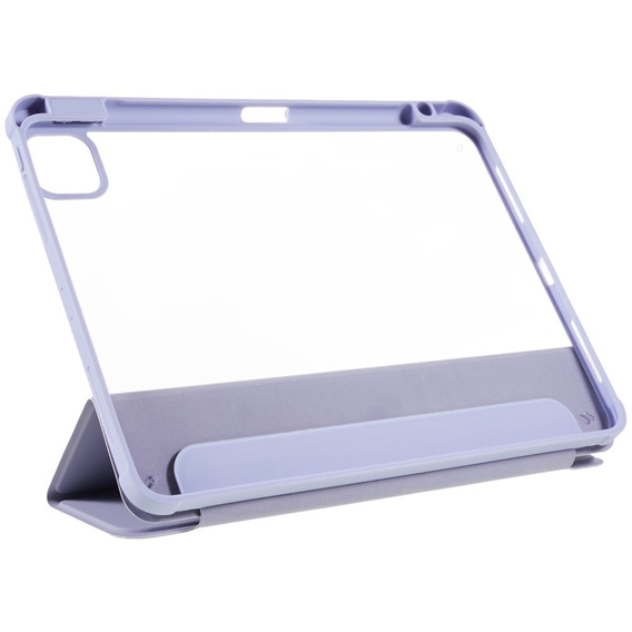 Puzdro pre iPad Pro 12.9" 2022/2021/2020 (6/5/4 gen.), Smartcase Hybrid, so slotom na stylus, fialové