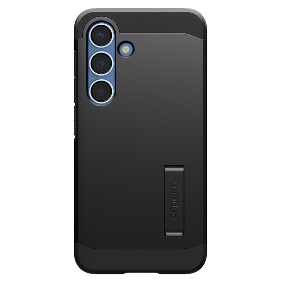 Puzdro Spigen pre Samsung Galaxy S25, Tough Armor Mag MagSafe, čierne + tvrdené sklo 9H